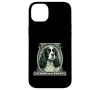 Nel Cavalier King Charles Spaniel ci fidiamo di Funny Vintage Dog Custodia per iPhone 14 Plus