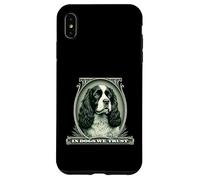 Nel Cavalier King Charles Spaniel ci fidiamo di Funny Vintage Dog Custodia per iPhone XS Max
