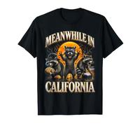 nel frattempo in California Raccoon Beach Bootleg Maglietta