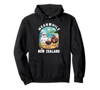 nel frattempo in Nuova Zelanda Kiwi Sheep BBQ Summer Souvenir Felpa con Cappuccio