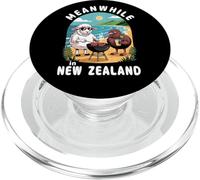 Nel frattempo in Nuova Zelanda Kiwi Sheep BBQ Summer Souvenir PopSockets PopGrip per MagSafe