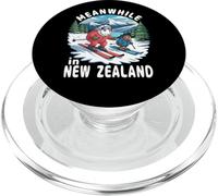 Nel frattempo in Nuova Zelanda Kiwi Sheep Sci Inverno Souvenir PopSockets PopGrip per MagSafe
