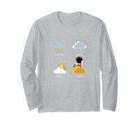 nel frattempo Tokyo Weather Magic Cloud Flying Nimbus Geek Regalo Maglia a Manica
