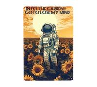 Nel Giardino Dei Girasoli Ho Perso La Testa Targa In Metallo Vintage Cartelli Metallo Retrò Poster Metal Per Cucina Bagno Cafe