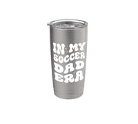 Nel mio calcio papà era x Soccer Dad Bicchiere termico in acciaio inox doppia parete