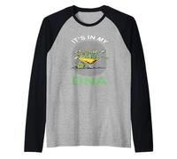 nel Mio Dna Amante delle Piante Amore Piante Giardino succulento Maglia con Maniche Raglan