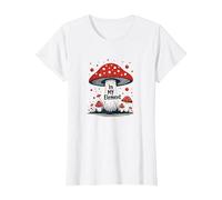 nel Mio Elemento: Stravagante Avventura nella Foresta dei Funghi Maglietta, Donna, Bianco, L