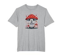 nel Mio Elemento: Stravagante Avventura nella Foresta dei Funghi Maglietta, Uomo Taglie Grandi, Grigio Melange, 2X Tall