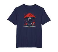 nel Mio Elemento: Stravagante Avventura nella Foresta dei Funghi Maglietta, Uomo Taglie Grandi, Navy, 6X Tall