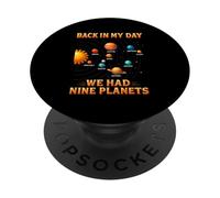 Nel mio giorno avevamo nove pianeti Astronomia della galassia spaziale PopSockets PopGrip Adesivo