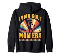 Nel mio Golf Mom Era Festa della mamma Famiglia Amore Donne Felpa con Cappuccio