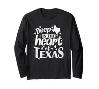 nel Profondo del Cuore del Texas Stato degli Stati Uniti degli Stati Uniti Maglia a Manica