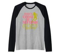 nel Softball Non Si Piange Giocatore Hobby Amante Softball Maglia con Maniche Raglan