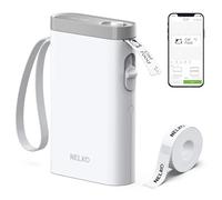 Nelko Etichettatrice, P21 Bluetooth Stampante Termica Etichette, Senza fili Sticker Maker Mini Etichettatrice Maker con Modelli Mmultipli per Organizzare la Casa di Archiviazione dell'Ufficio, Bianco