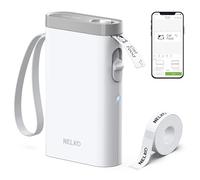 Nelko Etichettatrice, P21 Bluetooth Stampante Termica Etichette, Senza fili Sticker Maker Mini Etichettatrice Maker con Modelli Mmultipli per Organizzare la Casa di Archiviazione dell'Ufficio, Bianco