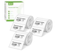Etichette termiche per etichettatrice Nelko PM220, 50 x 30 mm, impermeabili, multiuso, 3 rotoli da 230 fogli di carta termica autoadesiva (bianco)