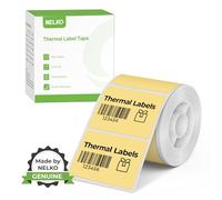 Nelko PM220 Etichette Termiche, 1.57'' x 1.18'' (40x30mm) Nastro per Etichette Multifunzione, Etichetta Adesiva 1 rotolo di 230 etichette (Giallo)