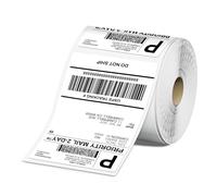 NelkoGlobal Stampante portatile da viaggio, carta termica multiuso per viaggi, 4 x 6 rotoli adesivi, carta per etichette ad alta aderenza, carta per etichette ad alta aderenza, confezione da 500