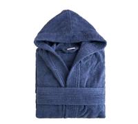 NELLA BIAGINI Accappatoio Uomo e Donna, Accappatoio Unisex con Cappuccio, per Sauna e SPA, in Spugna di Cotone, 420 gr/mq, Morbido, Assorbente, Resistente. Modello: Minerva