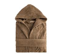 NELLA BIAGINI Accappatoio Uomo e Donna, Accappatoio Unisex con Cappuccio, per Sauna e SPA, in Spugna di Cotone, 420 gr/mq, Morbido, Assorbente, Resistente. Modello: Minerva