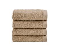 NELLA BIAGINI Lavette Bagno 30x30 cm, Set Asciugamani Bagno, Set da 4, 100% Spugna di Puro, Cotone, 420 gr/mq, Morbide, Assorbenti, Pratiche, Resistenti, Tinta Unita. Modello: Minerva