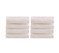 NELLA BIAGINI Lavette Bagno 30x30 cm, Set Asciugamani Bagno, Set da 8, 100% Spugna di Puro, Cotone, 420 gr/mq, Morbide, Assorbenti, Pratiche, Resistenti, Tinta Unita. Modello: Minerva