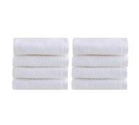 NELLA BIAGINI Lavette Bagno 30x30 cm, Set Asciugamani Bagno, Set da 8, 100% Spugna di Puro, Cotone, 420 gr/mq, Morbide, Assorbenti, Pratiche, Resistenti, Tinta Unita. Modello: Minerva