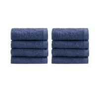 NELLA BIAGINI Lavette Bagno 30x30 cm, Set Asciugamani Bagno, Set da 8, 100% Spugna di Puro, Cotone, 420 gr/mq, Morbide, Assorbenti, Pratiche, Resistenti, Tinta Unita. Modello: Minerva