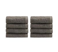 NELLA BIAGINI Lavette Bagno 30x30 cm, Set Asciugamani Bagno, Set da 8, 100% Spugna di Puro, Cotone, 420 gr/mq, Morbide, Assorbenti, Pratiche, Resistenti, Tinta Unita. Modello: Minerva