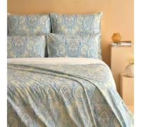 NELLA BIAGINI Set Copripiumino Matrimoniale, 100% Percalle di Cotone 200 TC, Made in Italy, Fantasia Colorata, Sacco Copripiumino 250x200cm + 2 Federe 50x80cm, Traspirante, Comfort. Modello: Persia