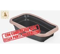 NELLA Lettiera Toilette per Gatti APERTA con Cornice e Bordi Alti 56x36,5x18h
