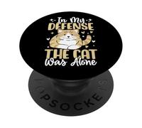 Nella mia Difesa il Gatto era solo Cat Sitter PopSockets PopGrip Adesivo