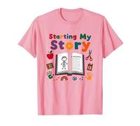 nella mia Era dell'asilo: Iniziare la mia Storia Maglietta, Uomo, Rosa, L