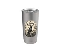 Nella mia era delle streghe Raven Witch Gothic Bicchiere termico in acciaio inox doppia parete