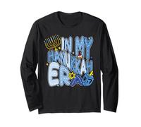 nella mia Era Hanukkah Pigiama ebraico Menorah Dreidel Maglia a Manica