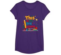 nella mia Era Pre-K: Questa è la mia Stagione Pre-K Maglietta, Ragazze, Viola, M