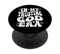 Nella Mia Fiducia Era di Dio, Religioso, Fede Cristiana PopSockets PopGrip Adesivo