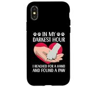 Nella mia ora più buia ho raggiunto una mano e ho trovato una zampa Custodia per iPhone X/XS