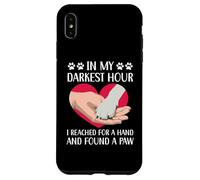 Nella mia ora più buia ho raggiunto una mano e ho trovato una zampa Custodia per iPhone XS Max