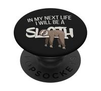 Nella mia prossima vita sarò un bradipo PopSockets PopGrip Adesivo