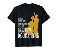 Nella mia testa penso al mio contrabbasso Maglietta