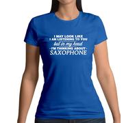 Nella Mia Testa Sono Un Sassofonista - Maglietta Donna - Musicista Jazz
