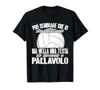 Nella Mia Testa Sto Giocando A Pallavolo Pallavolista Maglietta