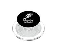 Nella neve si trova la verità | sciatore detto sciare PopSockets PopGrip per MagSafe