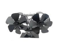 Nella ventola del bruciatore, ventilatori per le stufe, ventola del bruciatore di tronchi, ventola per stufa in legno a doppio silenzio motori silenziosi a 6 pale non elettrico a fuoco attivato da