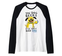 nelle Birre per Cani Ho Avuto Solo Un Umorismo da Bere Maglia con Maniche Raglan