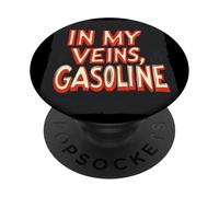 Nelle mie vene, benzina per un look audace e ardente PopSockets PopGrip Adesivo
