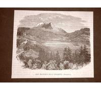 Nell'Engadina o Engadin nel 1866 San Maurizio Svizzera