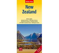 Nelles Map Landkarte New Zealand 1 : 1 250 000: SPECIAL MAPS: Auckland Environs, Wellington Environs, Christchurch Environs, Dunedin Environs. CITY MAPS: Auckland Centre, Wellington Centre