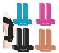 NELLHOMY Pre-cut Tape Kinesiologico 8 Pezzi Kinesio Tape Sportivo Multicolore Impermeabile ed Elastico Amici Della Pelle per Dolori al Ginocchio